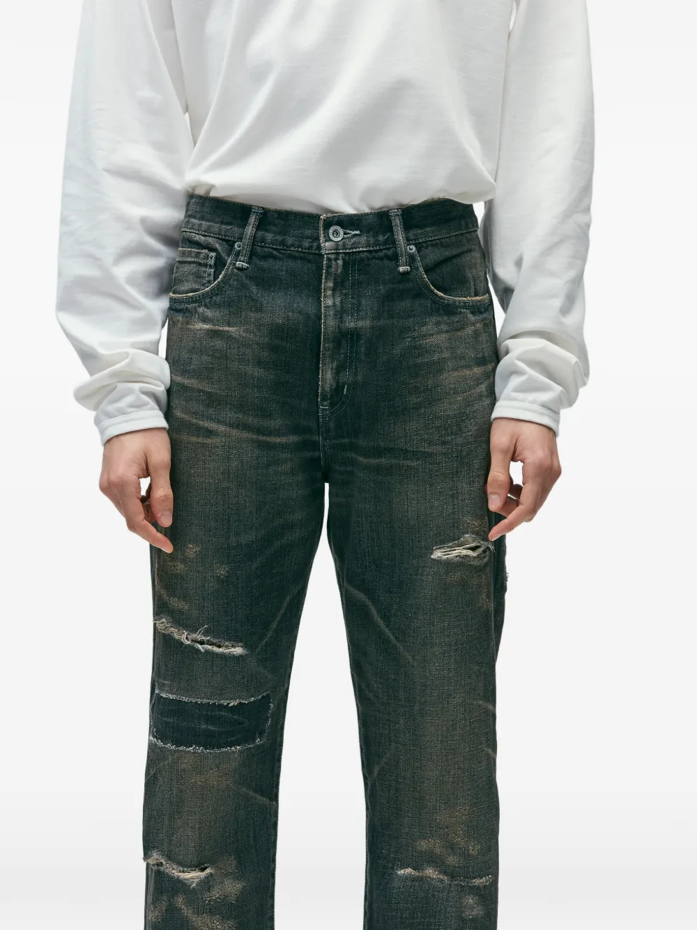 Savage distressed jeans