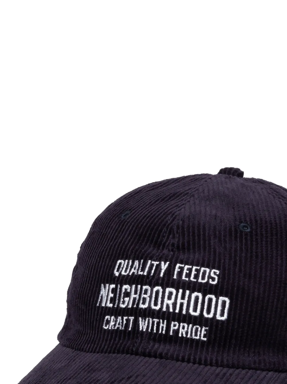 Neighborhood embroidered corduroy baseball hat | Men | Image 2