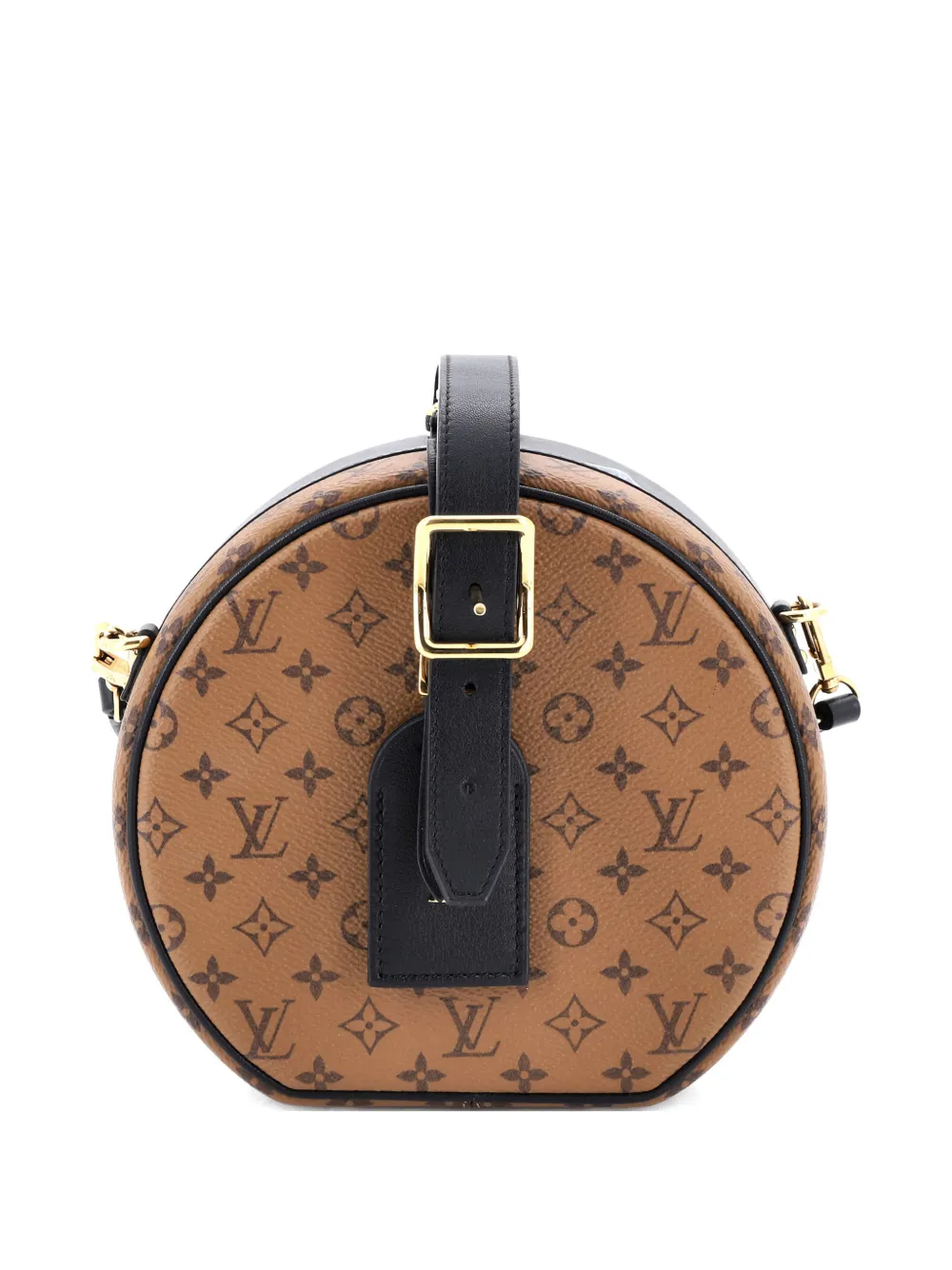 Louis Vuitton Pre-Owned Petite Boite Chapeau Bag Reverse Monogram Canvas shoulder bag - Marrone