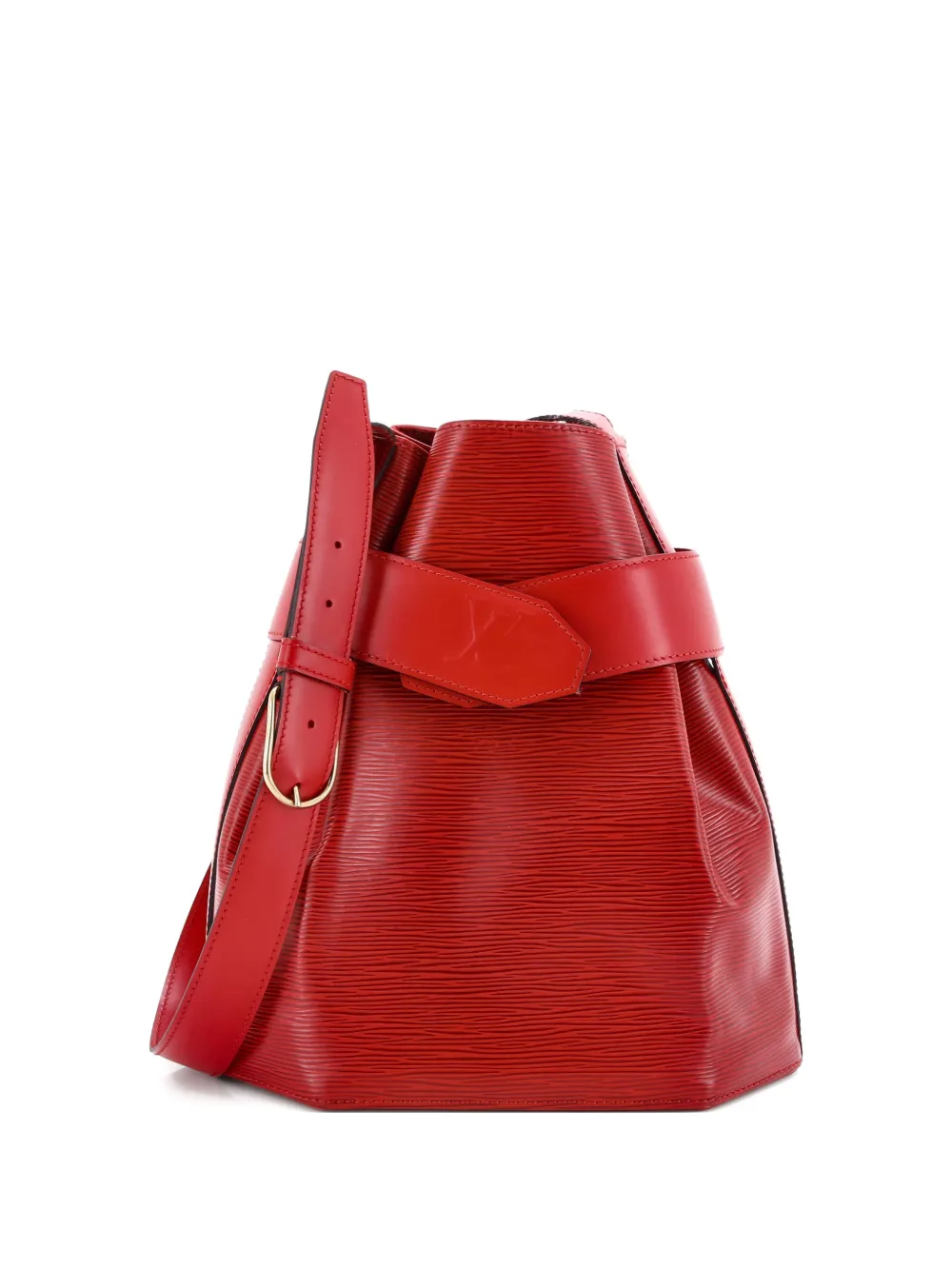 Louis Vuitton Pre-Owned Vintage Sac d'Epaule Handbag Epi Leather PM bucket bag - Rosso