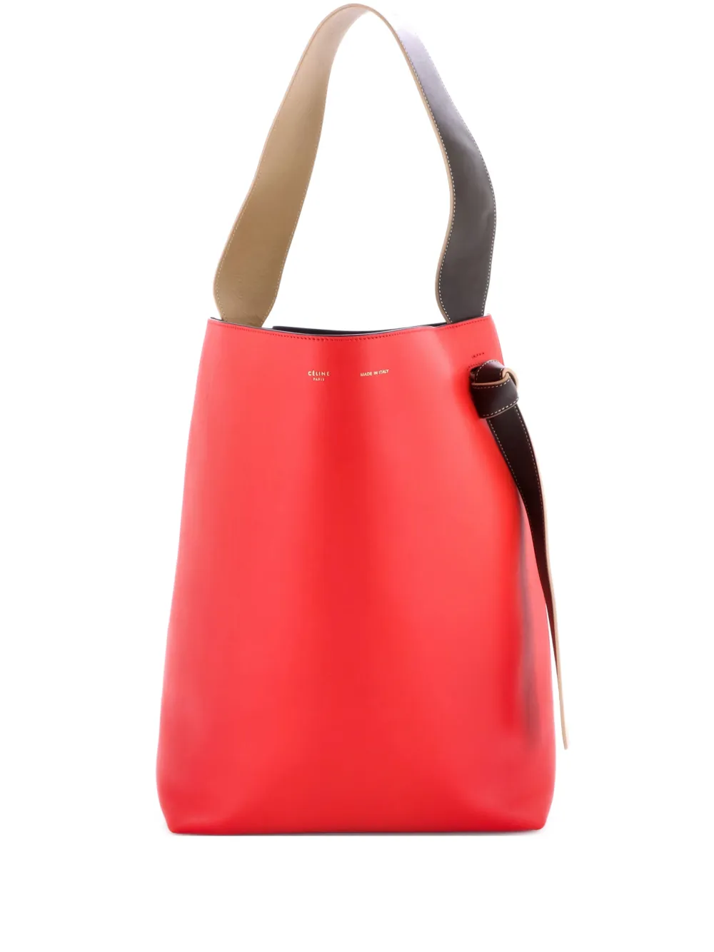 Celine Pre-Owned Twisted Cabas Tote Calfskin Small hobo bag | Pink | Image 1