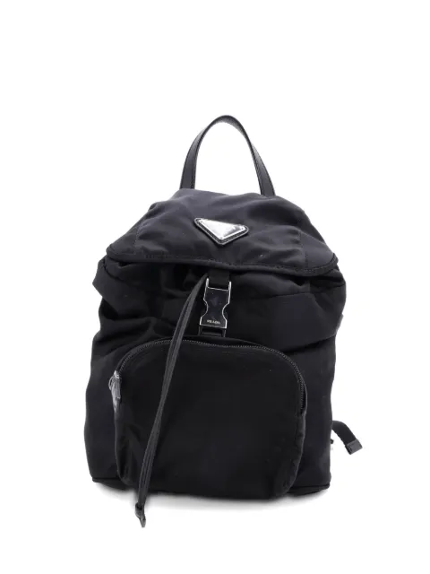 Prada Pre-Owned Single Buckle Pocket Tessuto Small backpack