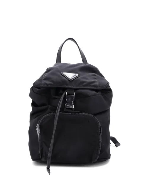 Prada Pre-Owned mochila Tessuto pequeña con hebilla