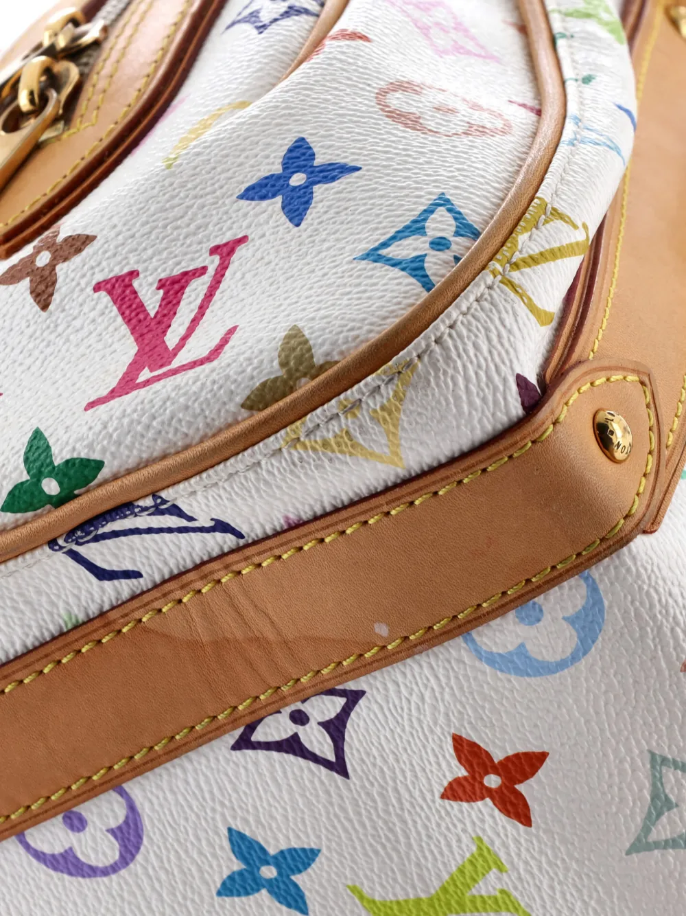 Priscilla Handbag Monogram Multicolor Satchel