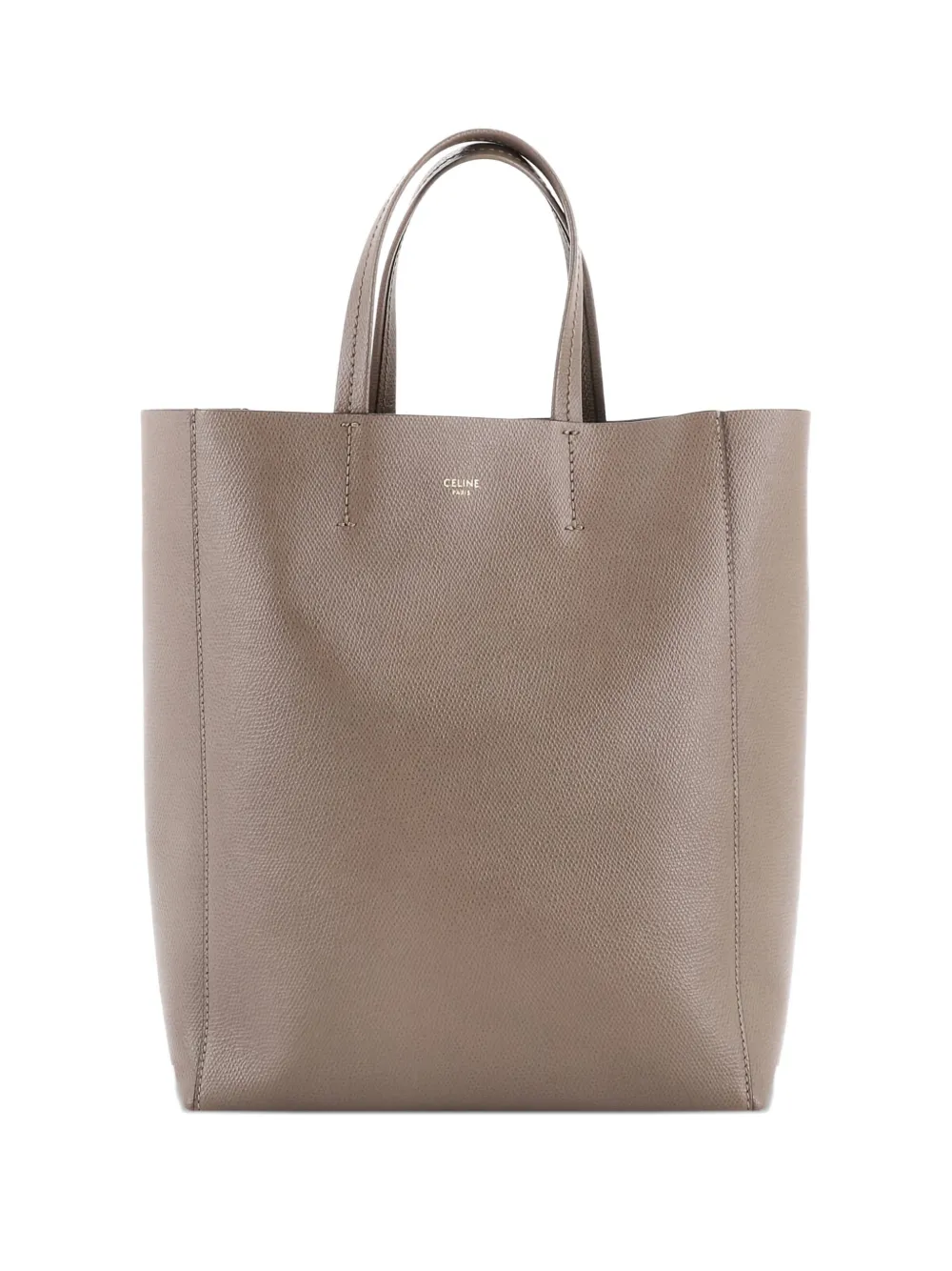 Celine Pre-Owned tote Vertical Cabas Grained Calfskin pequeña | neutro | Image 1