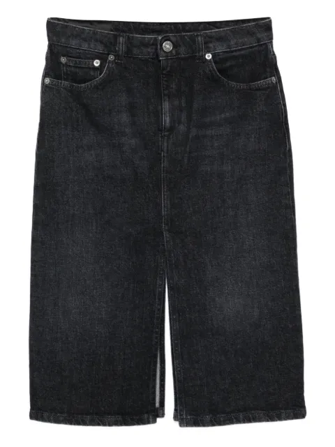 DONDUP KIDS denim split skirt