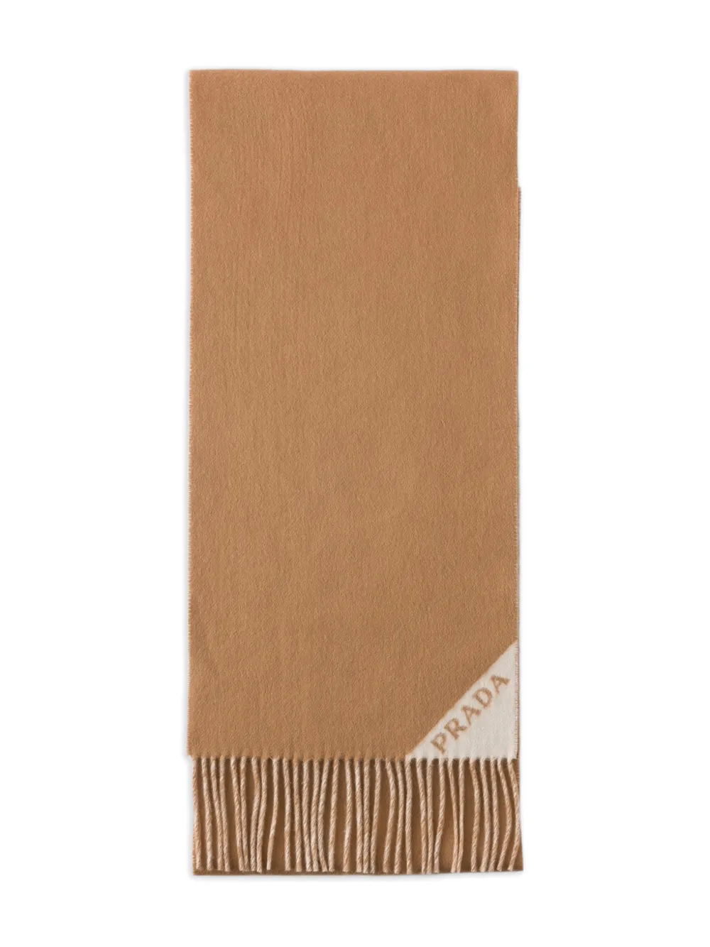 Prada mascada con detalle de flecos | marrón | Image 1