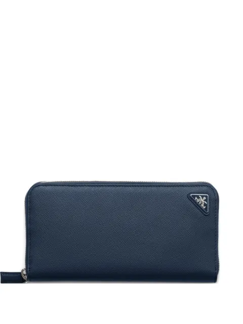 Prada zip-fastening logo-detail wallet