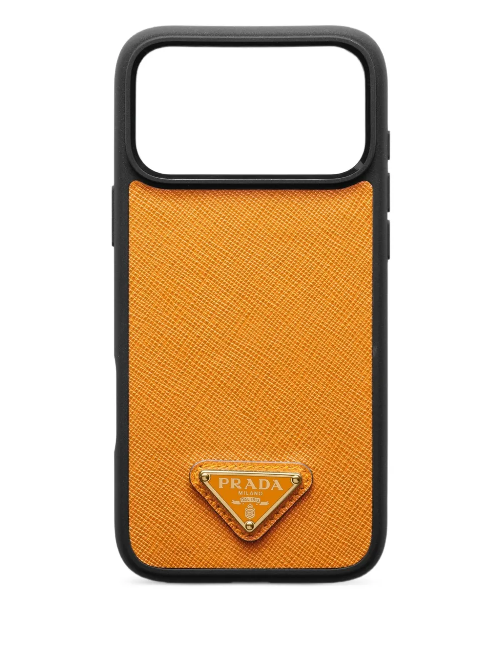 Prada triangle-logo iPhone 17 Pro Max case | Orange | Image 1