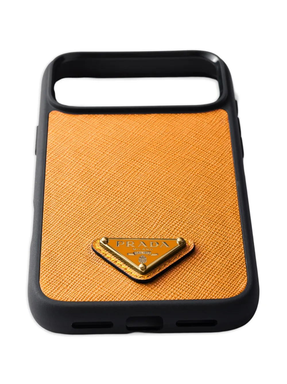 Prada triangle-logo iPhone 17 Pro Max Case | Orange | FARFETCH