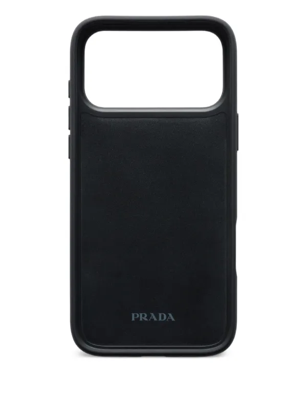 Prada triangle-logo iPhone 17 Pro Max Case | Orange | FARFETCH