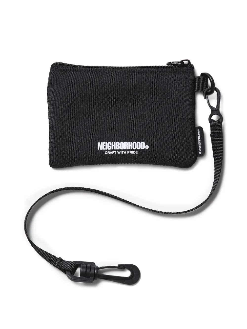 Neighborhood Zip Wallet In Black