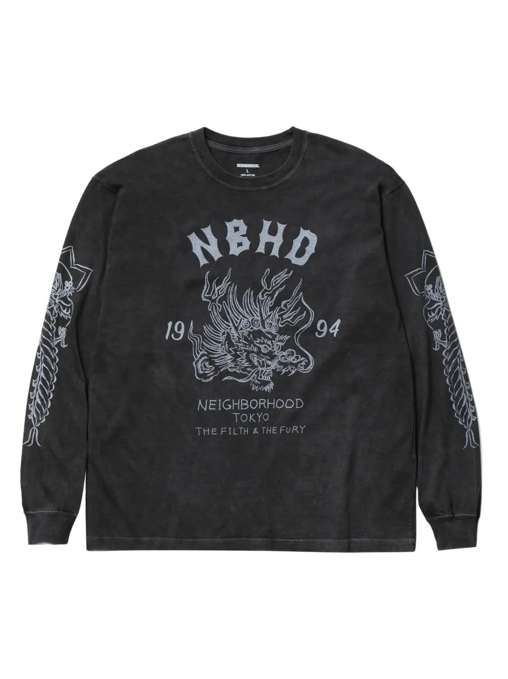 Neighborhood playera Dragon | negro | Image 1