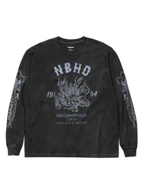 Neighborhood dragon long-sleeve T-shirt