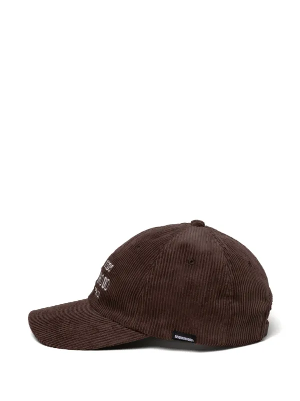 Neighborhood Corduroy strap-back Baseball Hat | Brown | FARFETCH CA