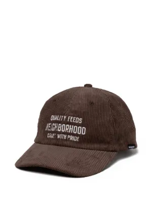 Neighborhood コーデュロイキャップ | ブラック | FARFETCH JP