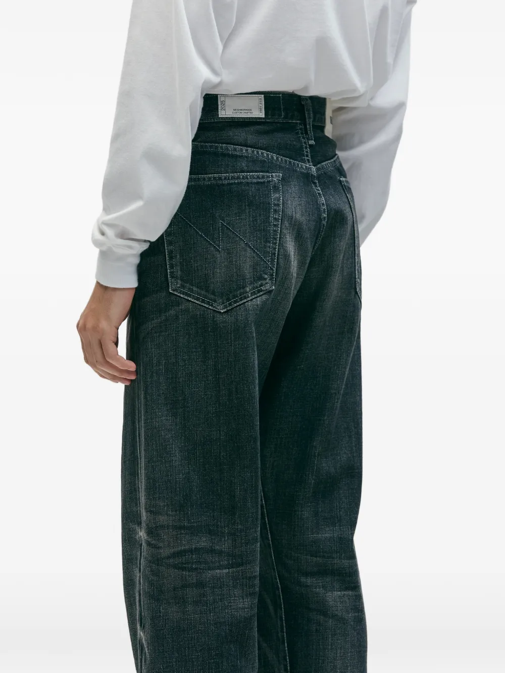Neighborhood Jeans met vijf zakken Blauw