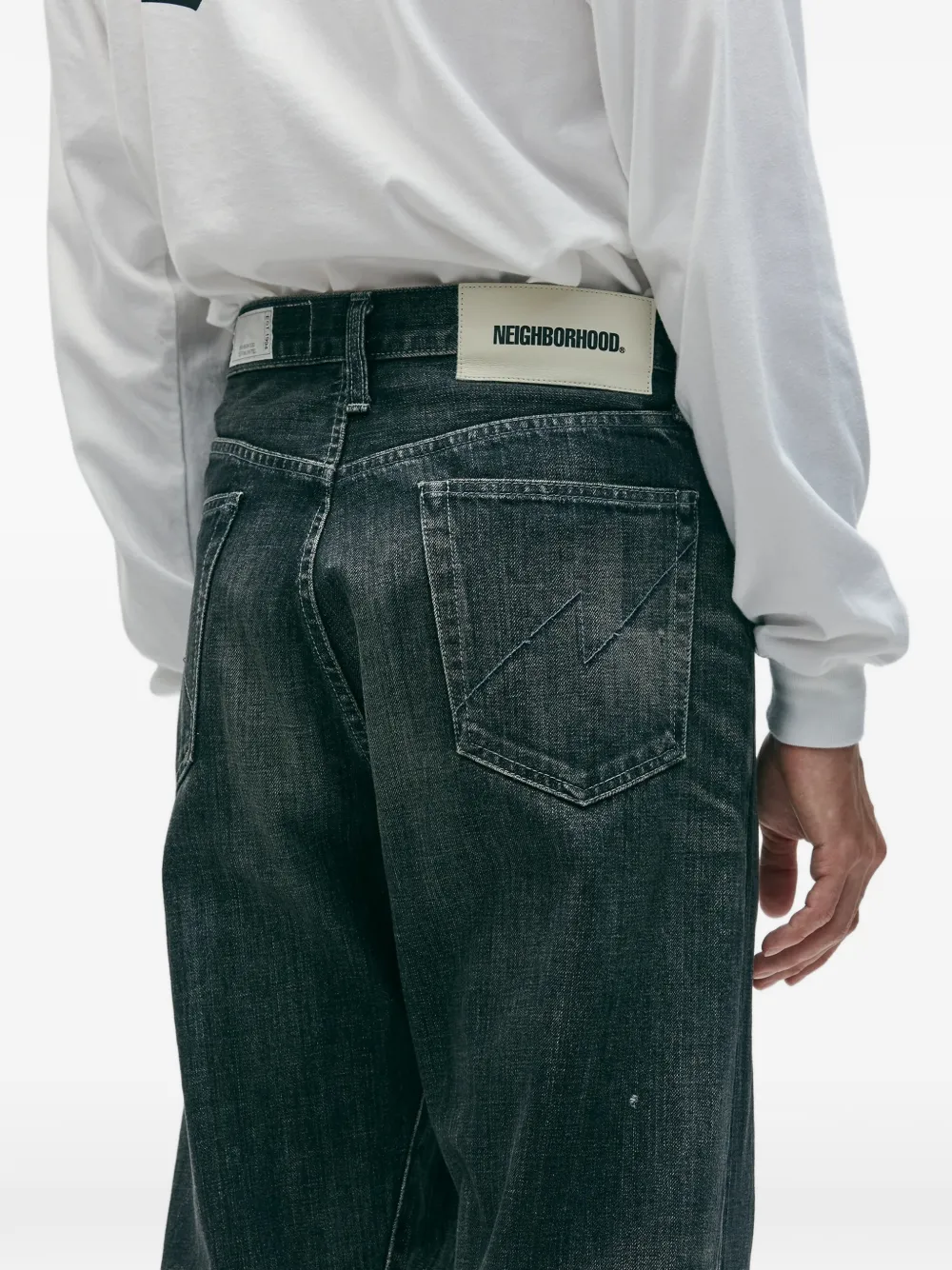 Neighborhood Jeans met vijf zakken Blauw