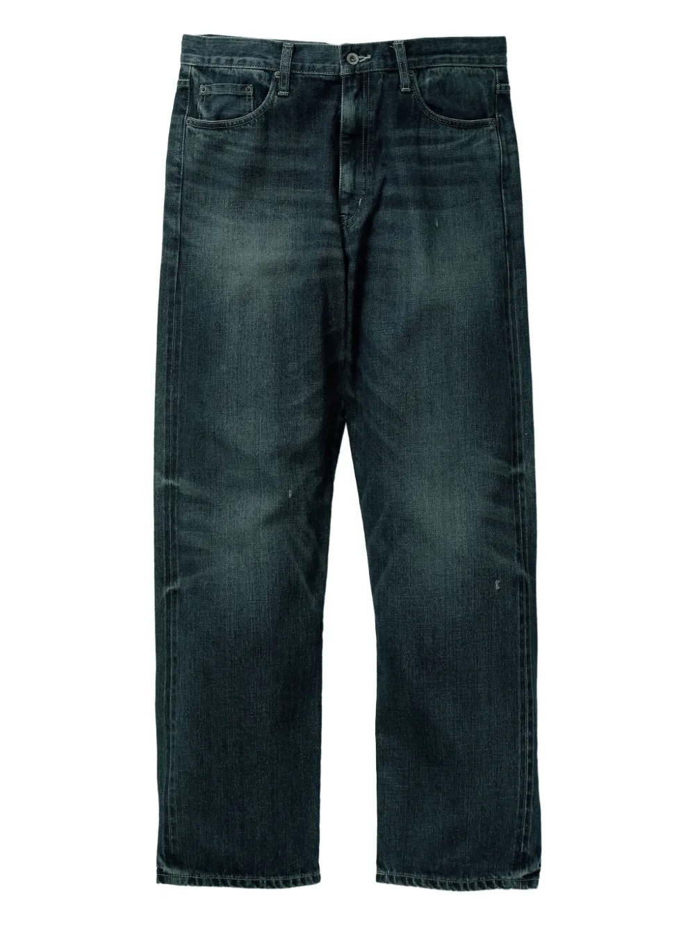 Neighborhood Jeans con design a cinque tasche - Blu