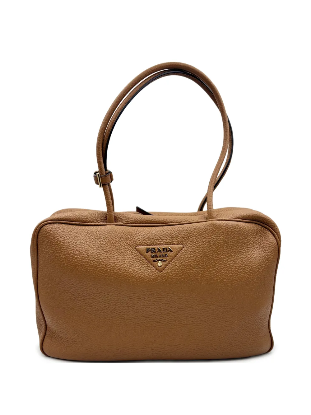 Prada top-handle shoulder bag - Marrone