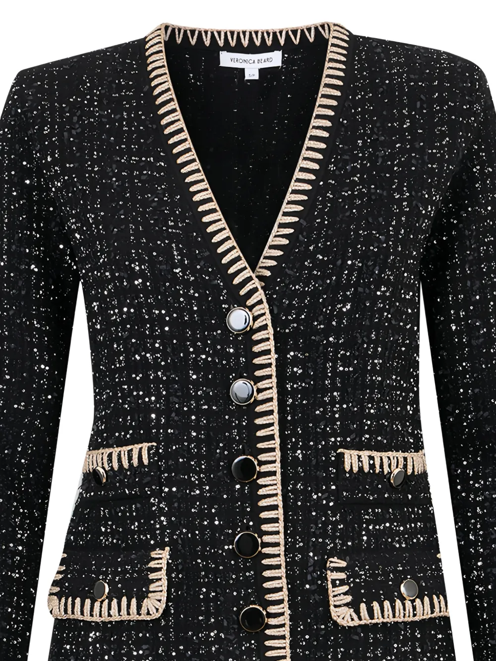 Veronica Beard Ceriani tweed jack Zwart