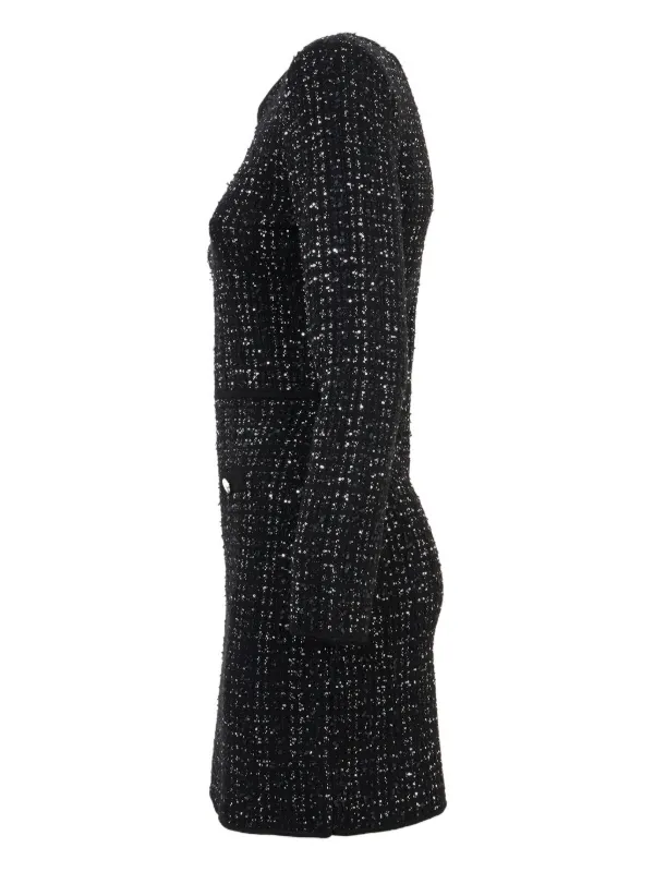 knee length dresses for ladies Channing Vegan Leather Dress Black / Regular / XL