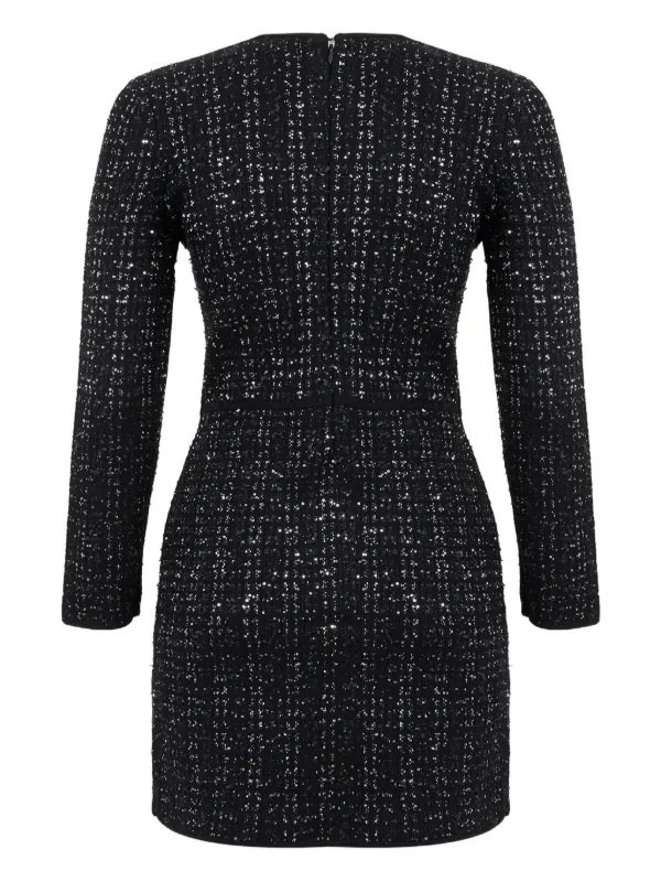 Veronica Beard Channing Knit Mini Dress | Black | Size L Veronica Beard Channing Knit Mini Dress | Black | Size L