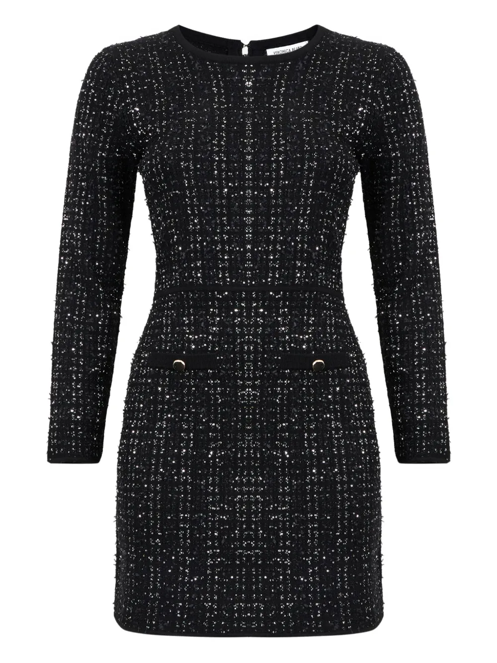 Veronica Beard Channing knit mini dress - Nero