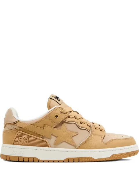 A BATHING APE® Sk8 Sta panelled low-top trainers