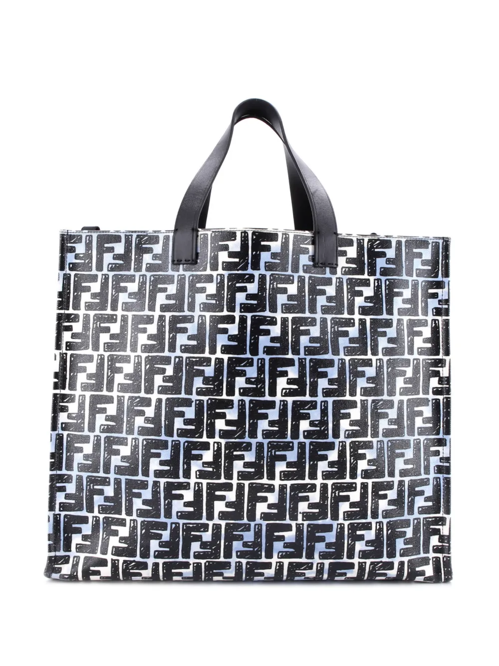 Fendi Pre-Owned Shopper Joshua Vides Zucca Coated Canvas Large tote bag | azul | Image 1