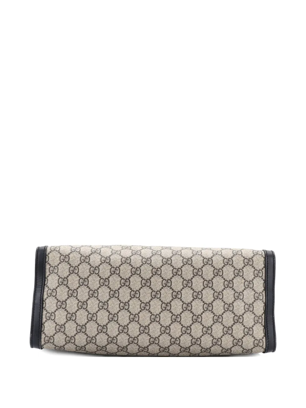 Padlock Chain Gg Coated Canvas With Leather Medium Tote Bag