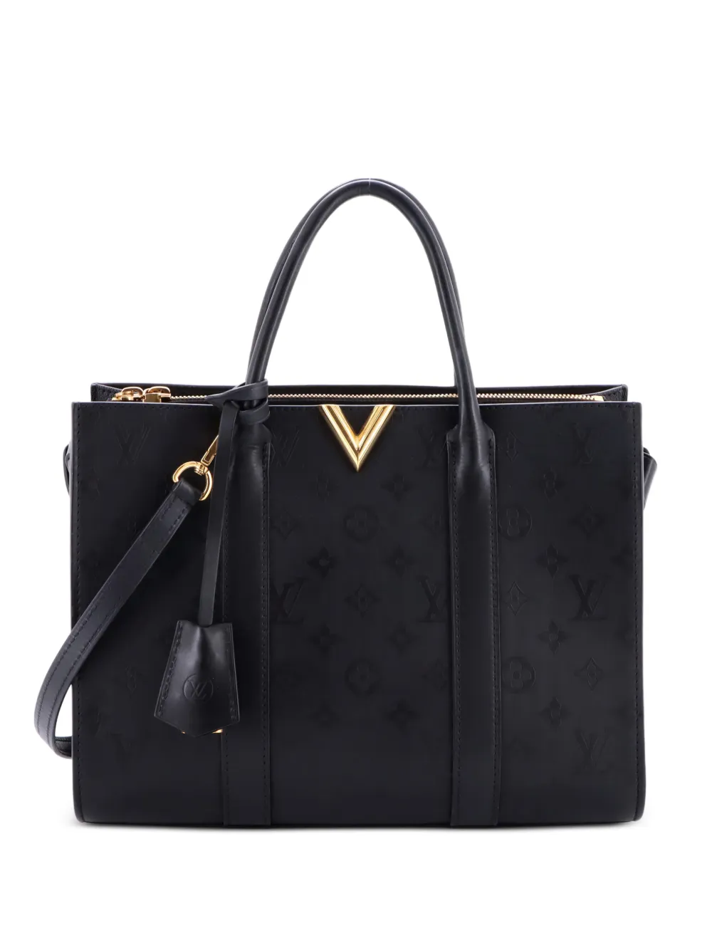 Louis Vuitton Pre-Owned Very Monogram Leather MM tote bag - Nero