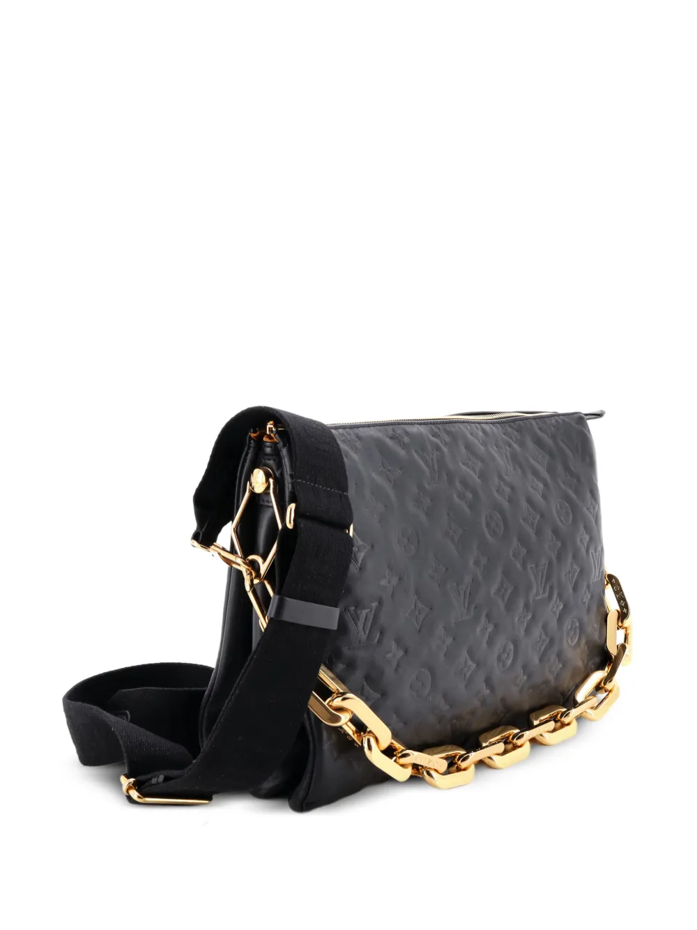 Coussin Bag Monogram Embossed Lambskin Mm Crossbody Bag