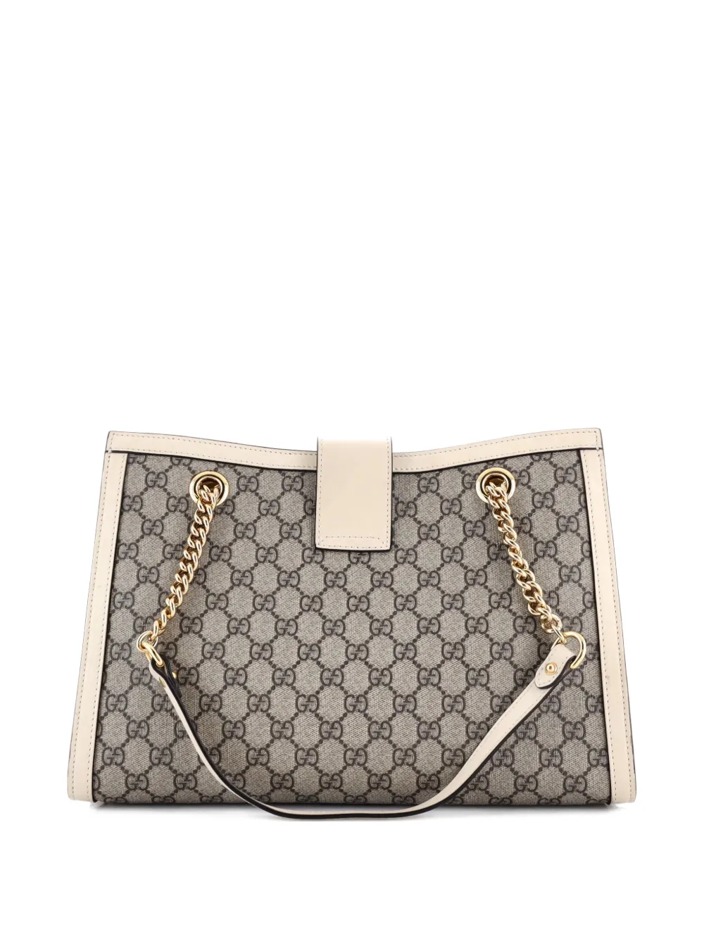 Gucci Pre-Owned Padlock Chain GG Coated Canvas with Leather Medium tote bag | Estilos de archivo | Image 2