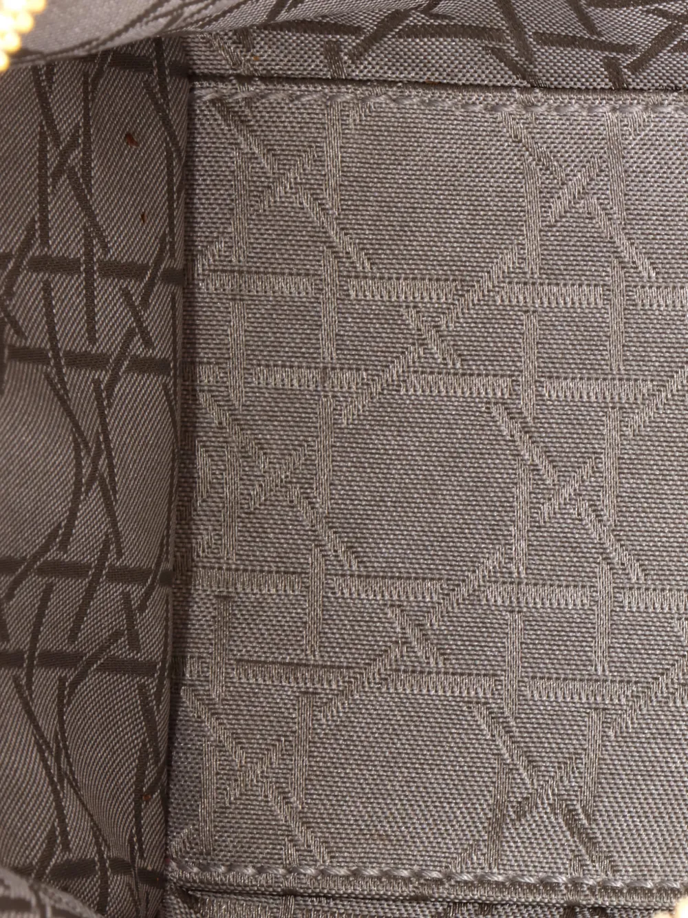 Pre-owned Dior Lady  Bag Cannage Quilt Metallic Leather Medium Satchel In Pink