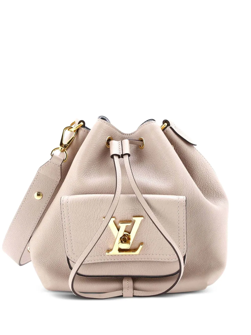 Louis Vuitton Pre-Owned Lockme Pocket Leather bucket bag - Toni neutri