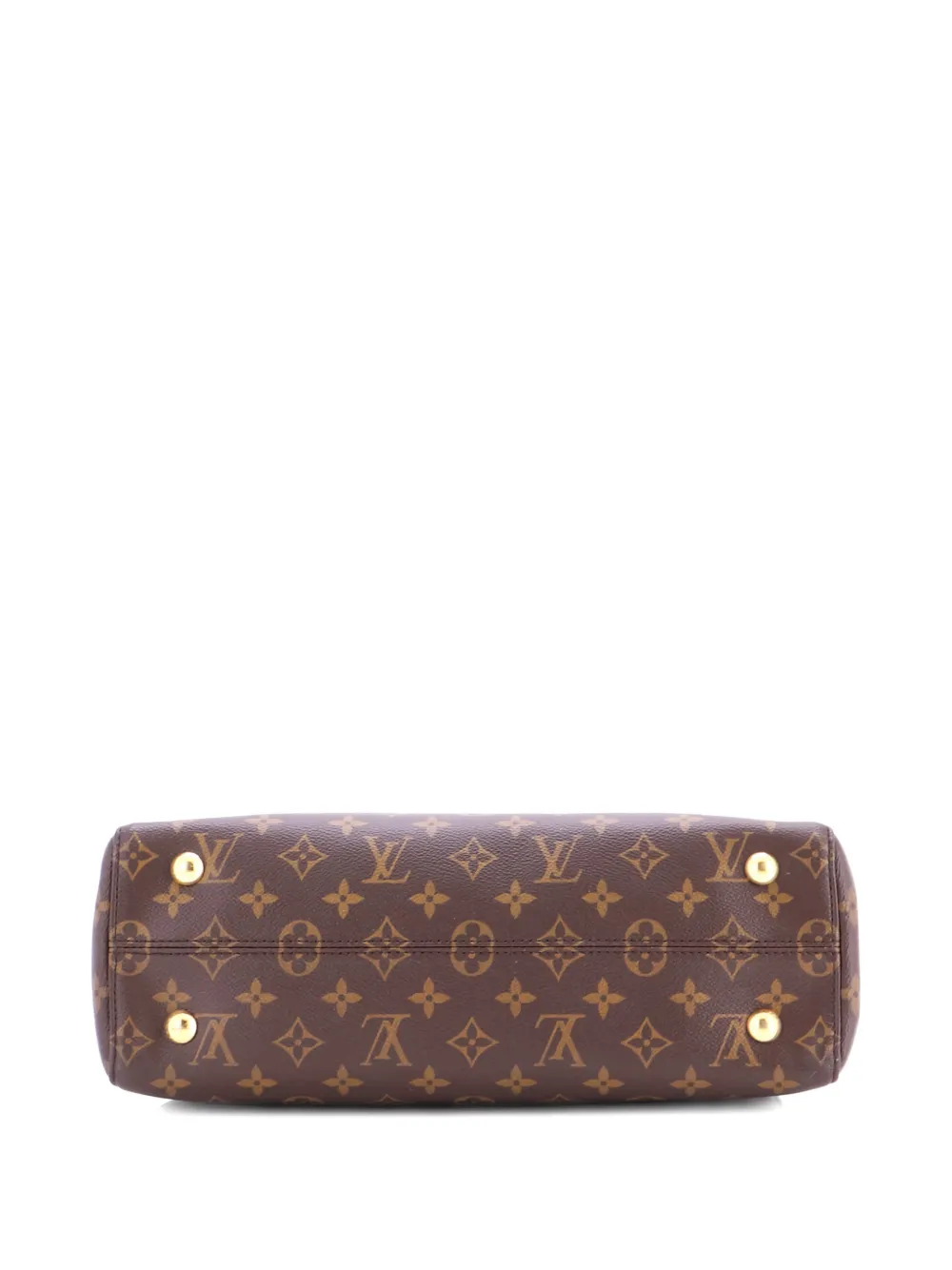 Pre-owned Louis Vuitton Venus Handbag Monogram Canvas And Leather Satchel In Brown