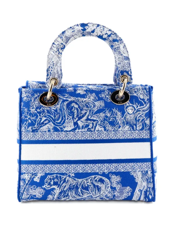 CHRISTIAN DIOR トワル・ド・ジュイ柄 ハンドバッグ Christian Dior Pre-Owned トワルドジュイ レディ D-ライト バッグ
