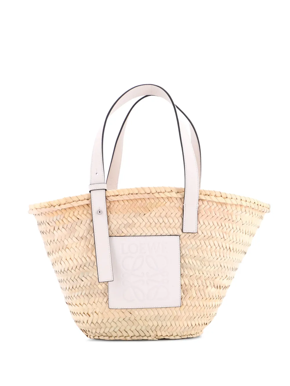 Loewe Pre-Owned Basket Tote Raffia Large bucket bag – Neutrals