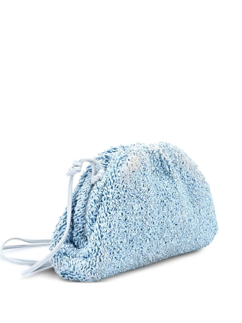 The Pouch Curly Raffia Mini Crossbody Bag