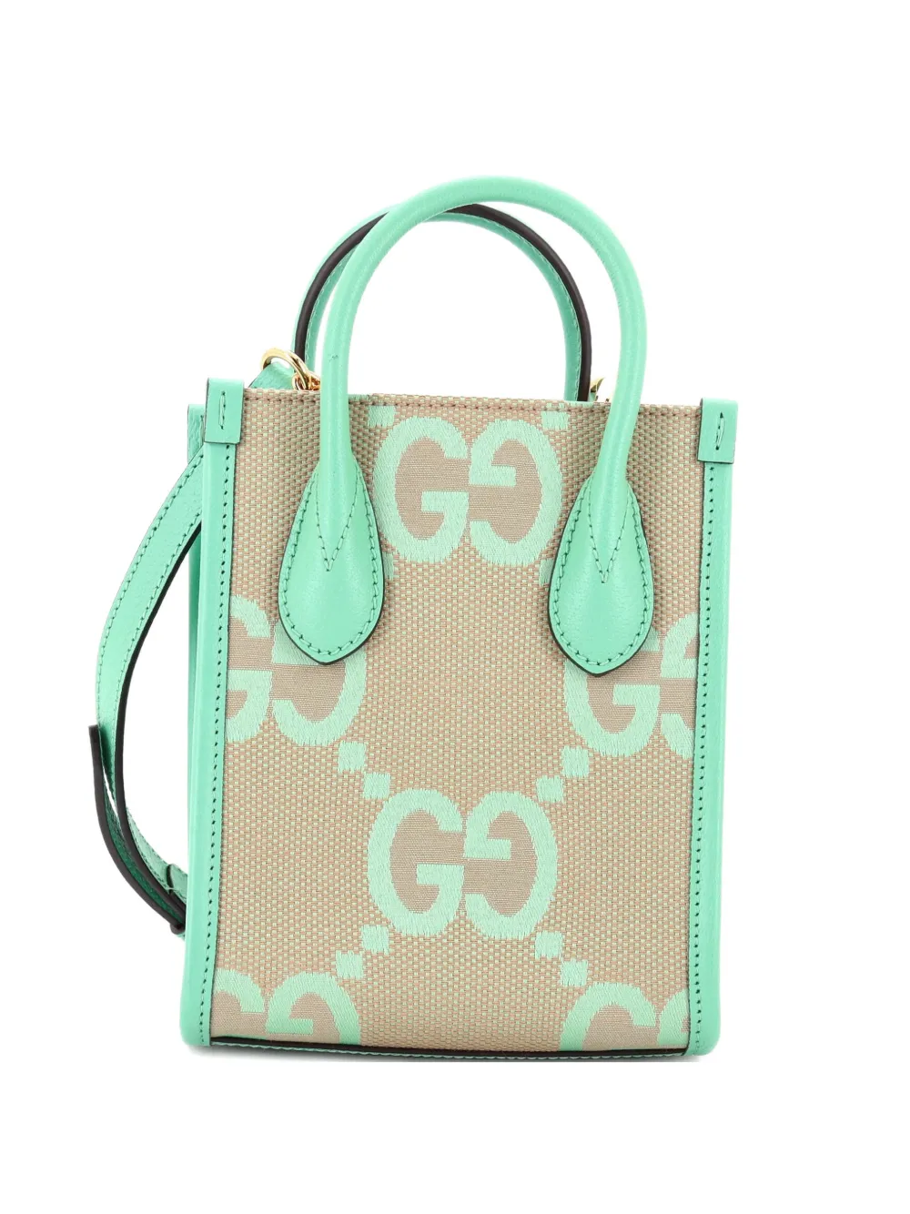 Gucci Pre-Owned Borsa a tracolla Jumbo GG mini in tela - Marrone