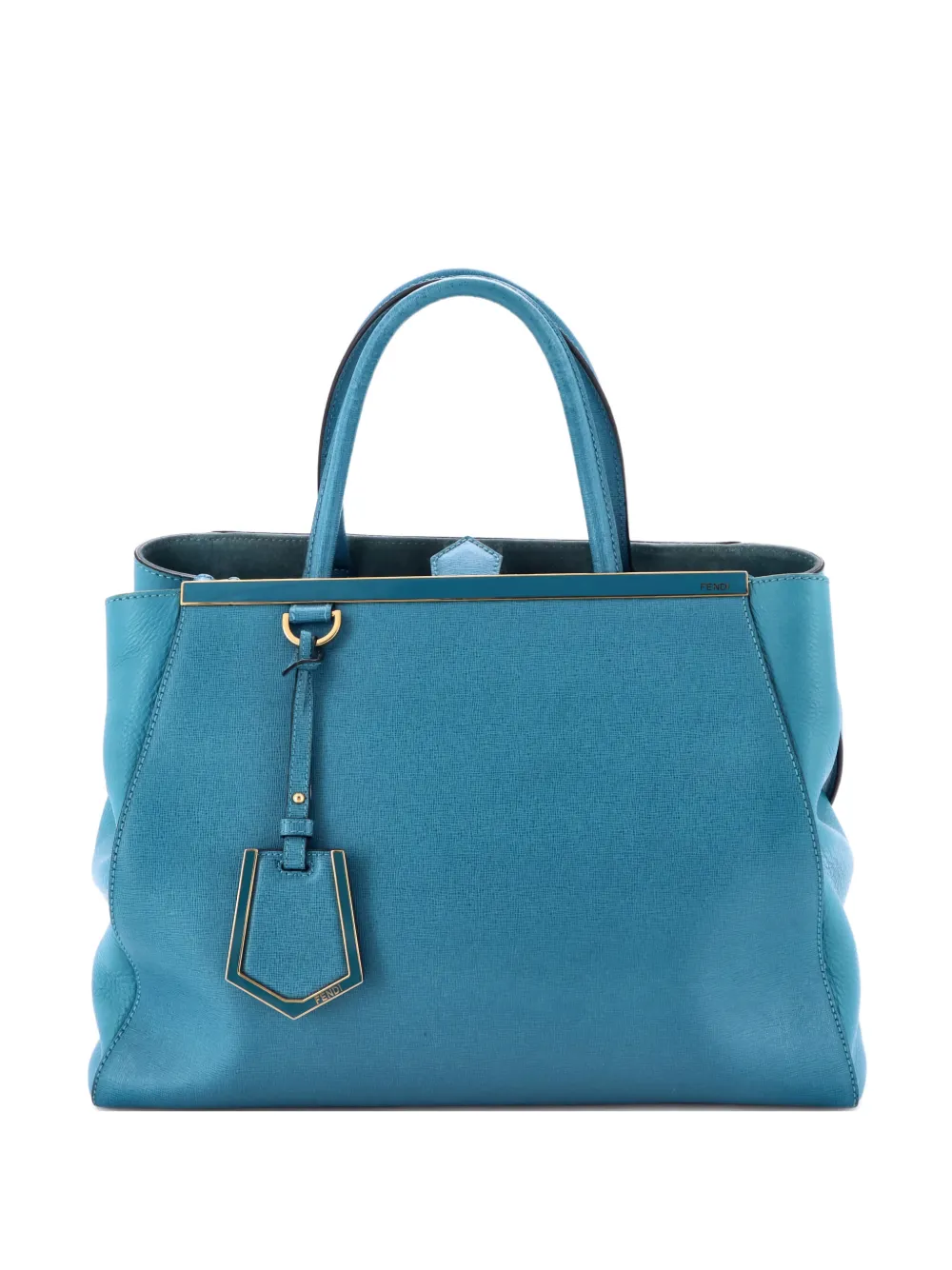 Fendi Pre-Owned 2Jours Bag Leather Medium tote bag | Blue | Image 1