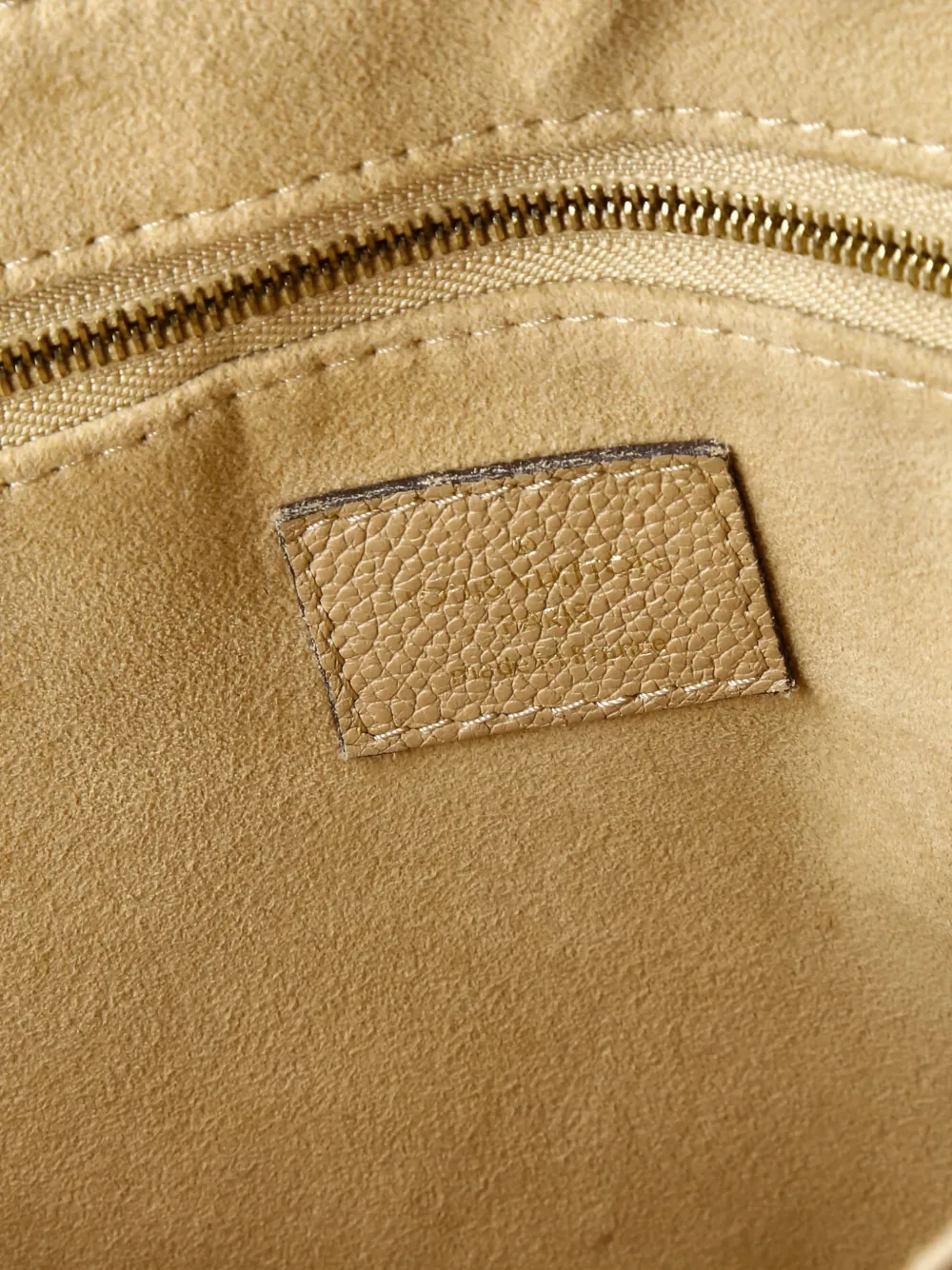 Pre-owned Louis Vuitton Saint Germain Handbag Monogram Empreinte Leather Mm Shoulder Bag In Neutral