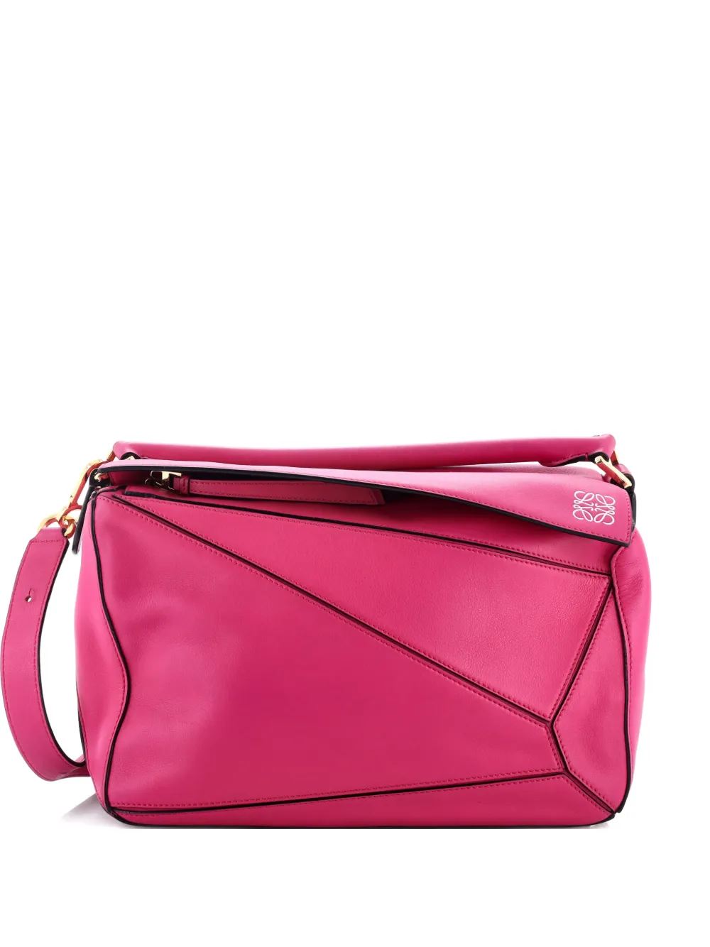 Loewe Pre-Owned Puzzle Bag Leather Medium shoulder bag - Rosa