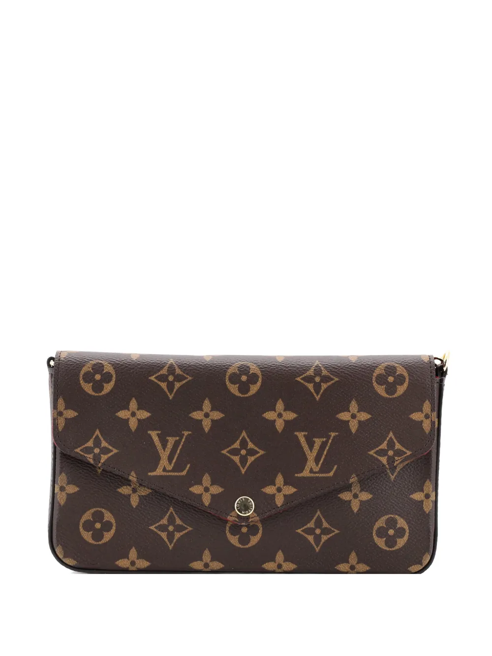 Louis Vuitton Pre-Owned Felicie Pochette Monogram Canvas crossbody bag - Marrone