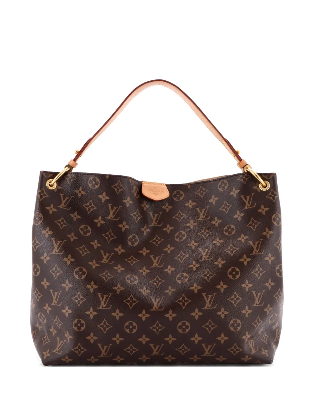 Louis Vuitton Pre-Owned Graceful Handbag Monogram Canvas MM hobo bag - Marrone