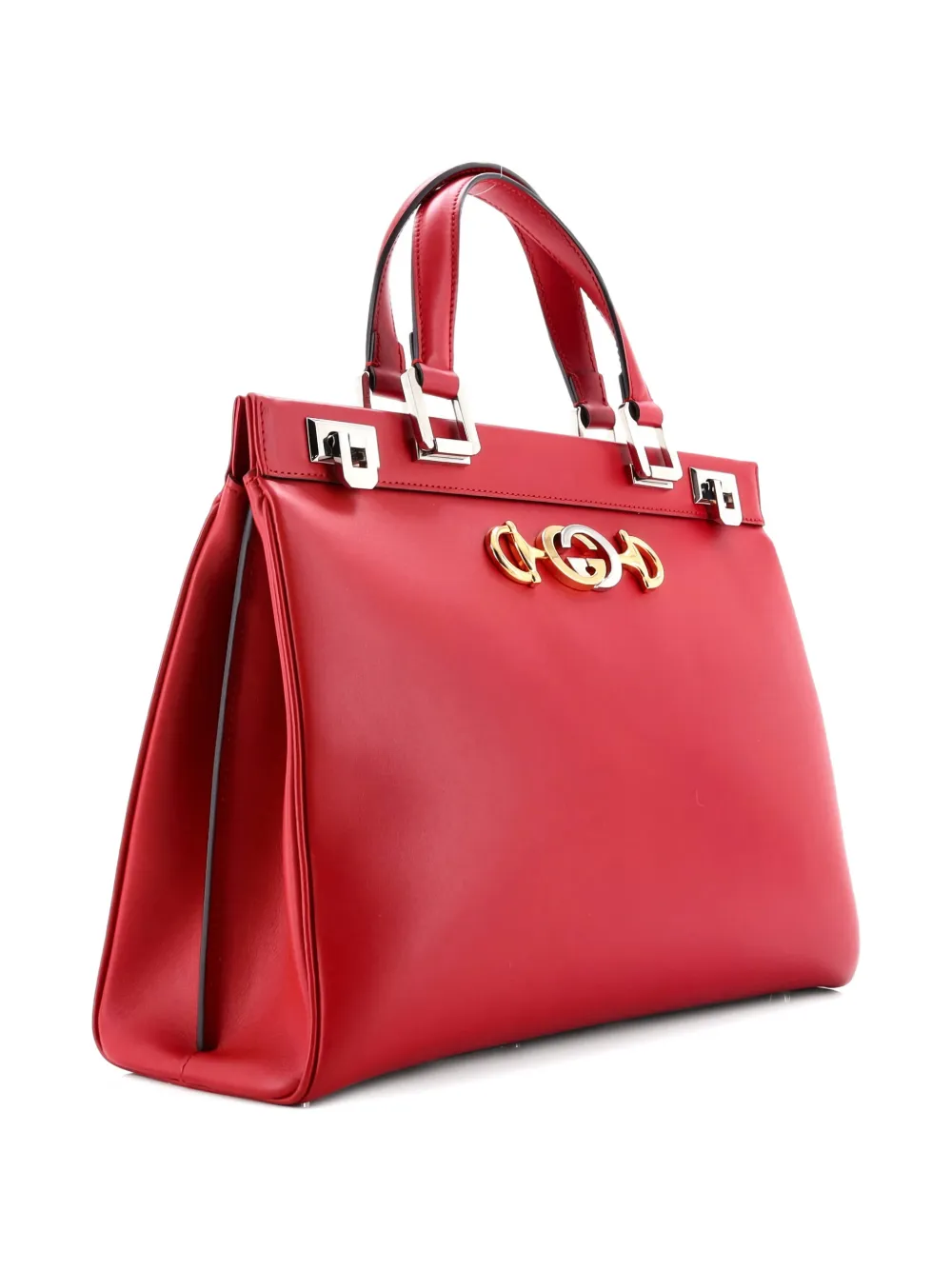Zumi Top Handle Bag Leather Medium Satchel
