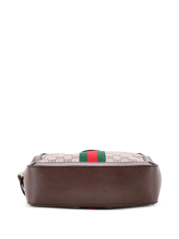 【希少✨】GUCCI GGスプリーム ショルダーバッグ　カメラバッグ ブラウン 美品】 GUCCI グッチ ショルダーバッグ カメラバッグ GGスプリーム