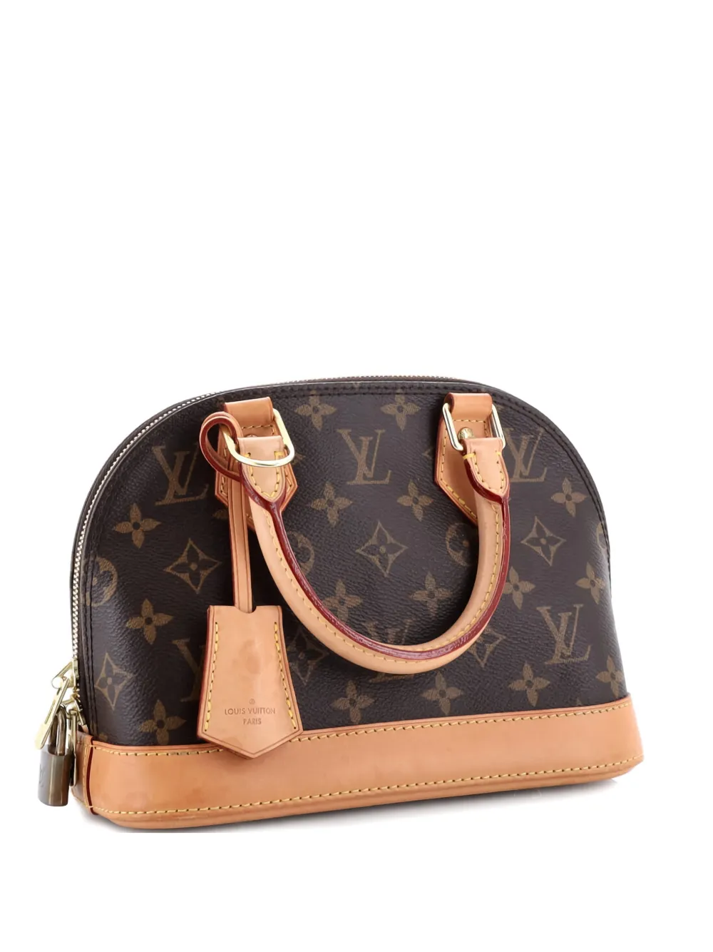 Louis Vuitton Pre-Owned Alma Handbag Monogram Canvas BB crossbody bag - Marrone