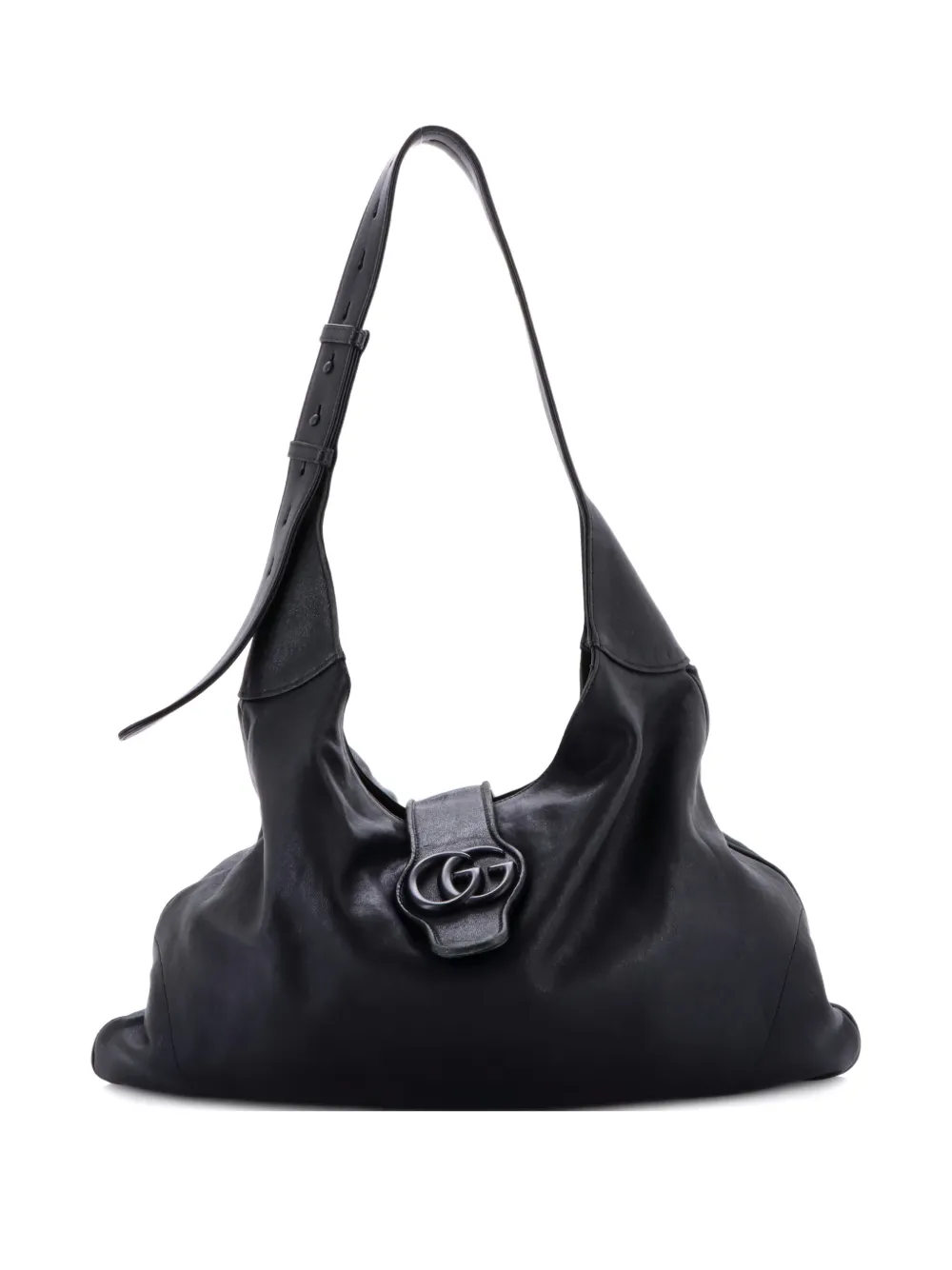 Gucci Pre-Owned Aphrodite Leather Large shoulder bag - Nero